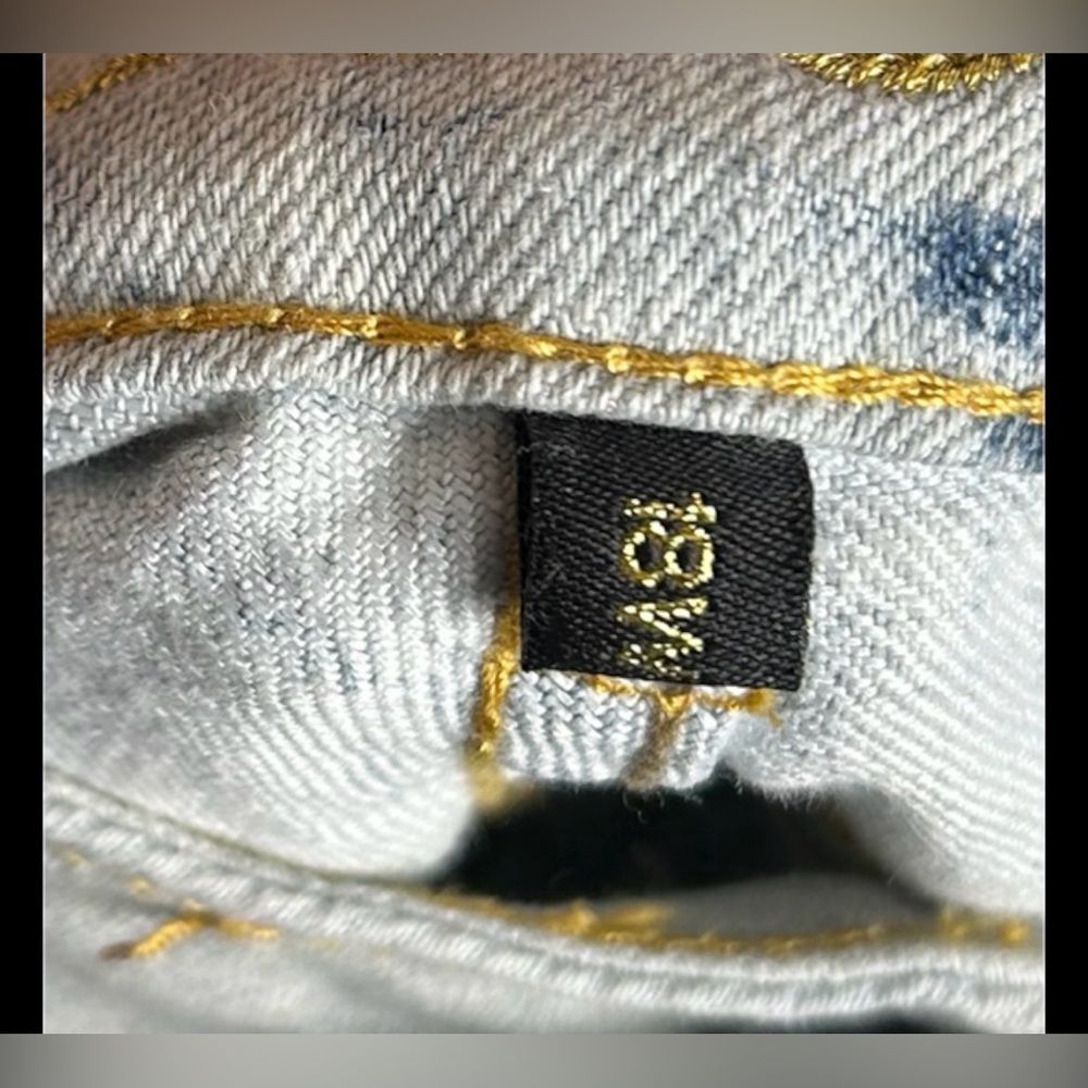 Vintage Coogi Australia Y2K Streetwear Sequin Acid Washed Jeans Size 18W - Picture 4 of 8